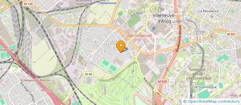 localisation de l'entreprise PROMEXIA à LEZENNES