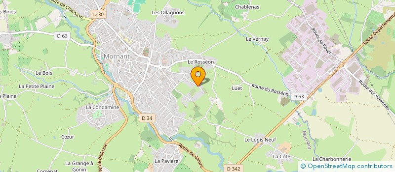 localisation de l'entreprise PROMEXIM EUROPE à MORNANT