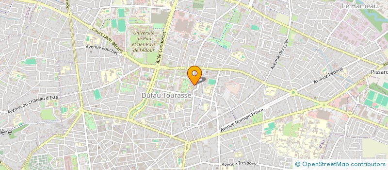 localisation de l'entreprise PROMILAD' à PAU
