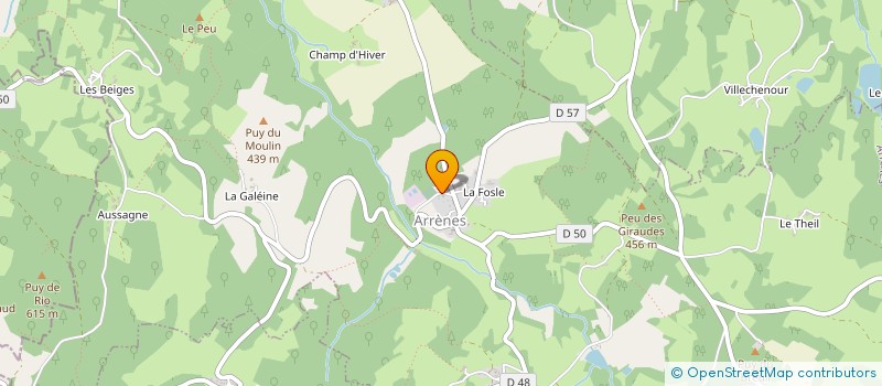 localisation de l'entreprise PROMILIM  ARRENES