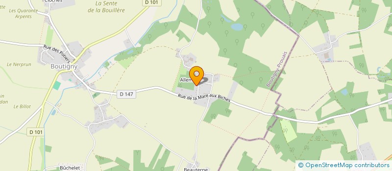 localisation de l'entreprise PROMILL à SERVILLE