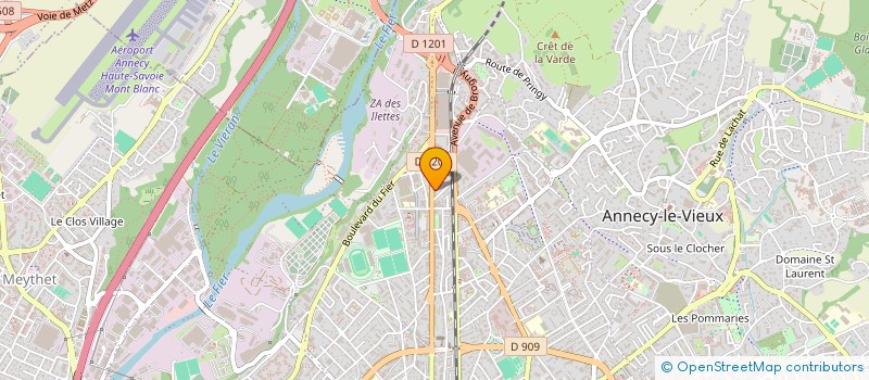 localisation de l'entreprise PROMINENCE à ANNECY