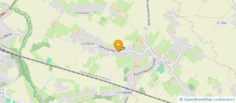 localisation de l'entreprise PROMINORD  LANDAS