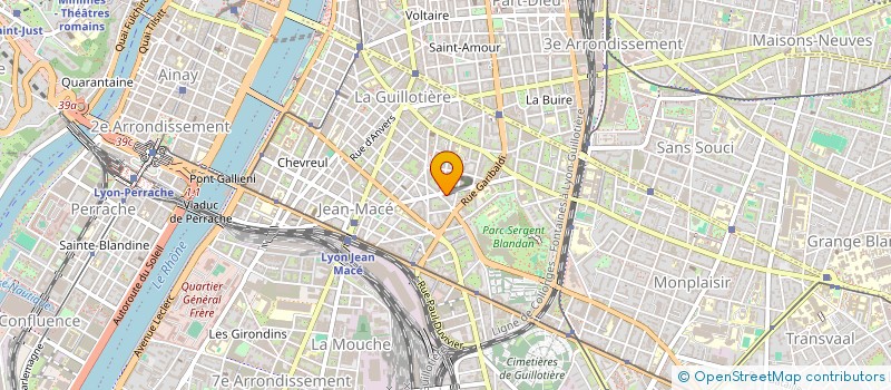 localisation de l'entreprise PROMINTER à LYON