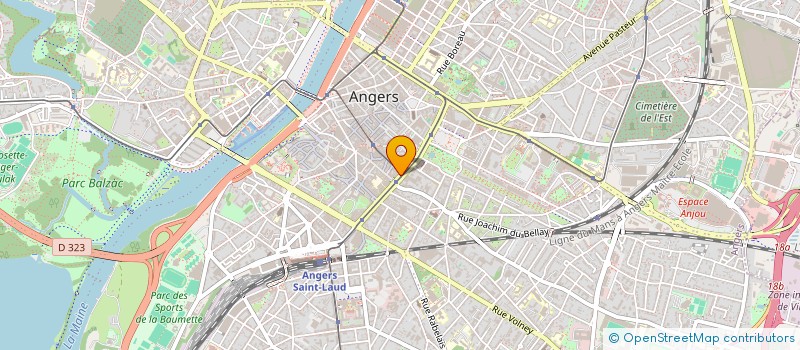 localisation de l'entreprise PROMINVEST à ANGERS