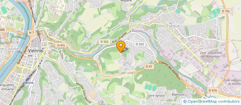 localisation de l'entreprise PROMIR à VIENNE