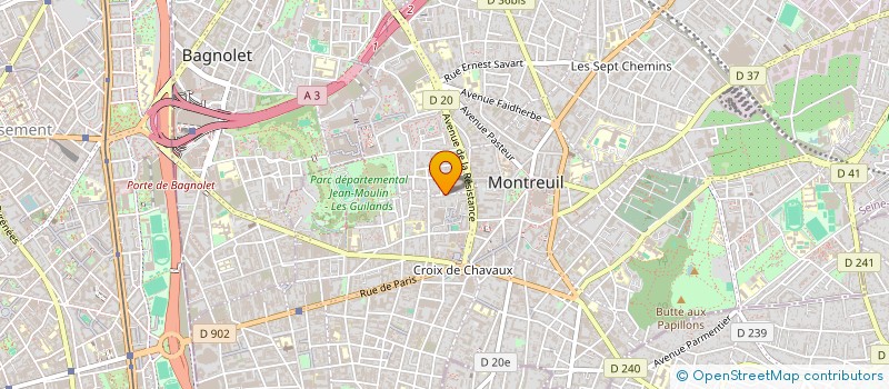 localisation de l'entreprise PROMISSIO CORPORATE FINANCE à MONTREUIL