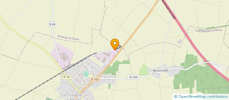 localisation de l'entreprise PROMISTEL INDUSTRIES à LA CHAPELLE-LA-REINE