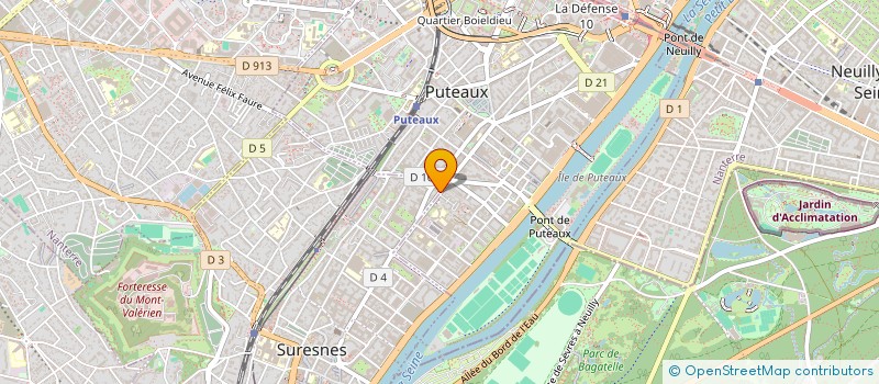 localisation de l'entreprise PROMIX à SURESNES