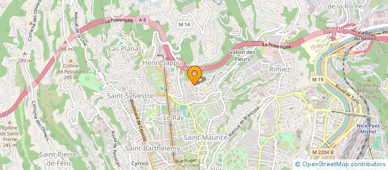 localisation de l'entreprise PROMIX ANIMATION à NICE