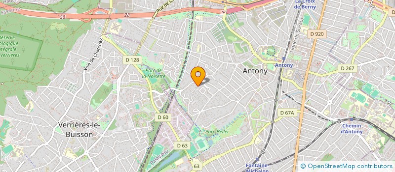 localisation de l'entreprise PROMIZ à ANTONY