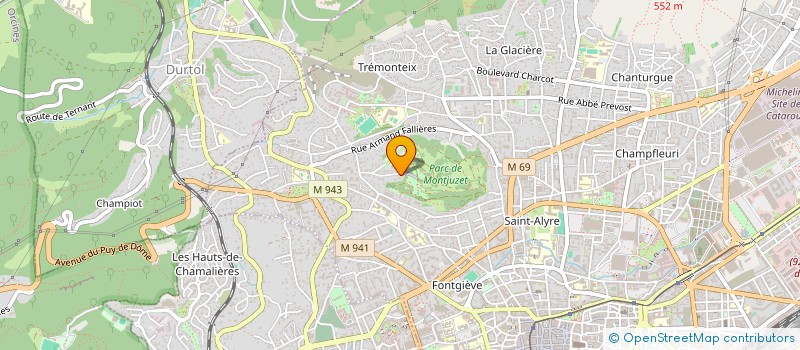 localisation de l'entreprise PROMO 63  CLERMONT-FERRAND