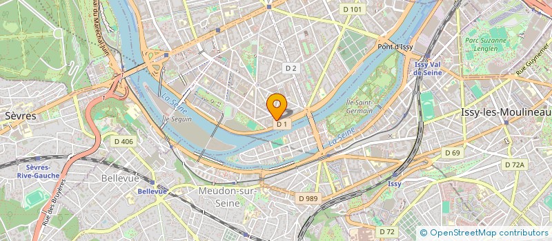 localisation de l'entreprise PROMO 66  BOULOGNE-BILLANCOURT