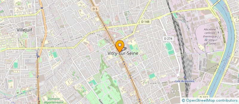 localisation de l'entreprise PROMO à VITRY-SUR-SEINE