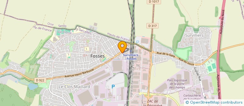 localisation de l'entreprise PROMO AFRICA  FOSSES