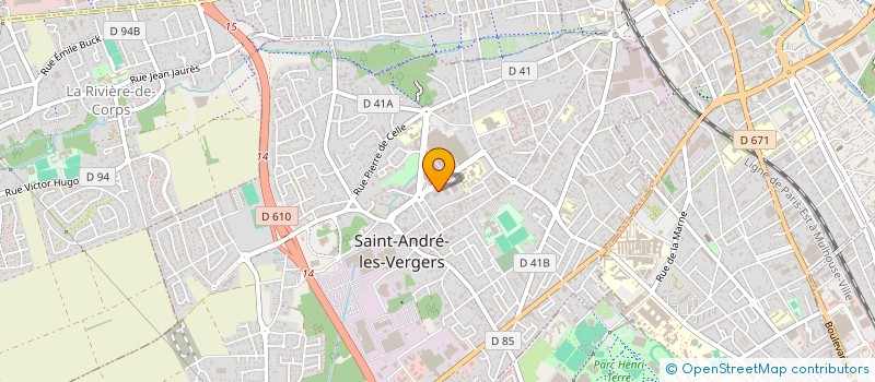 localisation de l'entreprise PROMO AS à SAINT-ANDRE-LES-VERGERS