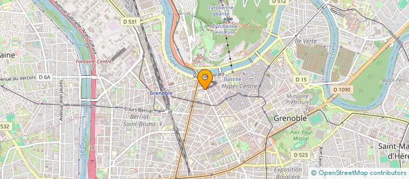 localisation de l'entreprise PROMO ASSISTANT GESTION PME PMI à GRENOBLE