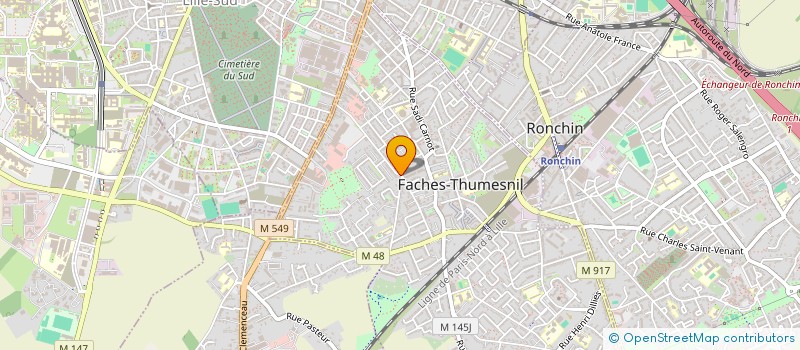 localisation de l'entreprise PROMO BASKET SARL à FACHES-THUMESNIL