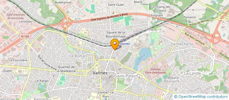 localisation de l'entreprise PROMO BAT à VANNES