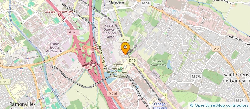 localisation de l'entreprise PROMO CHIMIE MIDI-PYRENEES à TOULOUSE