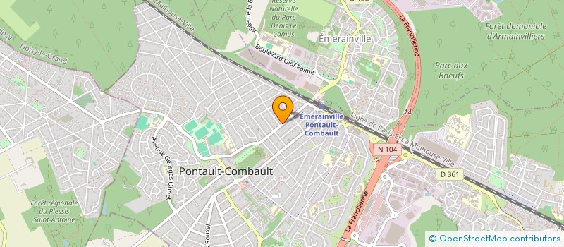 localisation de l'entreprise PROMO CITY à PONTAULT-COMBAULT