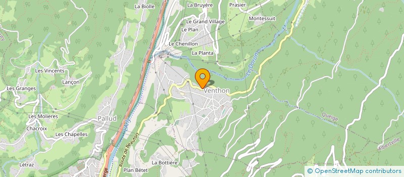 localisation de l'entreprise PROMO CONCEPT  MONTHION