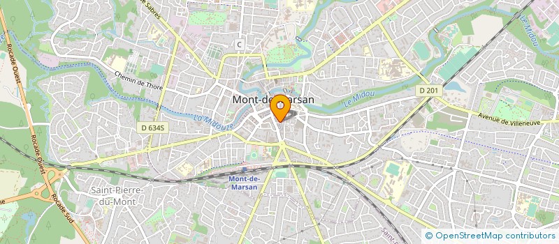 localisation de l'entreprise PROMO CONCEPT à MONT-DE-MARSAN