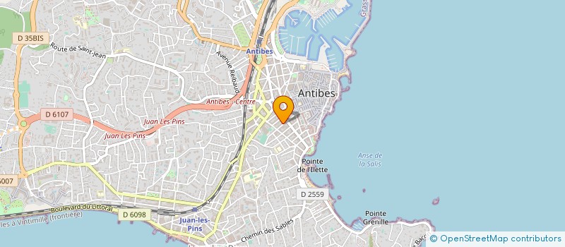 localisation de l'entreprise PROMO CONSEIL à ANTIBES