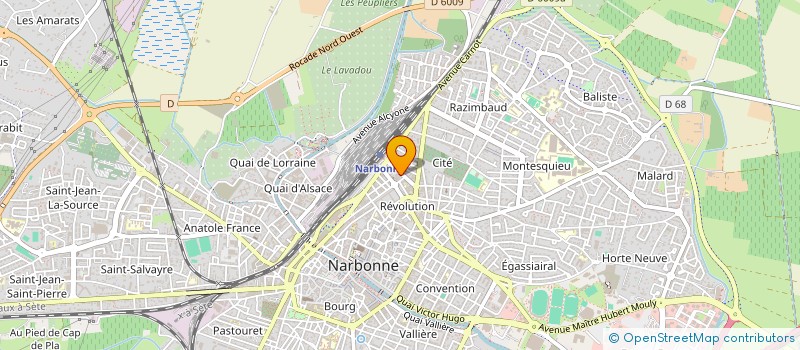 localisation de l'entreprise PROMO CONSTRUCTION SARL à NARBONNE