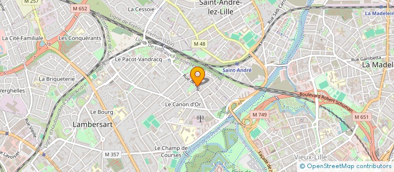 localisation de l'entreprise PROMO DE LA FORMAT AU COMMERCE INTERNAT à LAMBERSART