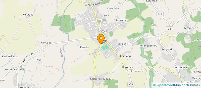 localisation de l'entreprise PROMO DECO  NEVEZ