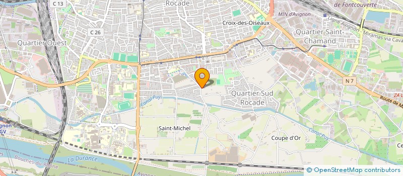 localisation de l'entreprise PROMO DEVELOP TRANSPORTS SANIT VAUCLUSE  AVIGNON