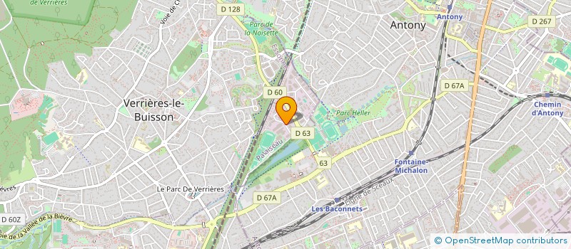 localisation de l'entreprise PROMO EDI CONSEIL à VERRIERES-LE-BUISSON