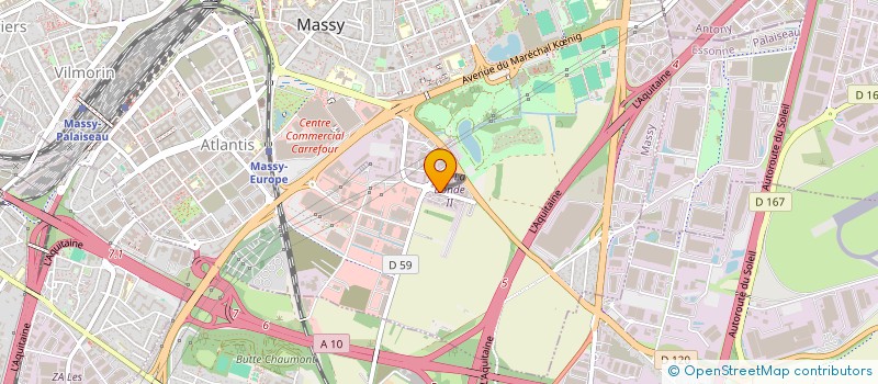 localisation de l'entreprise PROMO EDI CONSEILS à MASSY
