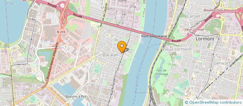 localisation de l'entreprise PROMO ET PREVENTION PROTEC INCENDIE à BORDEAUX