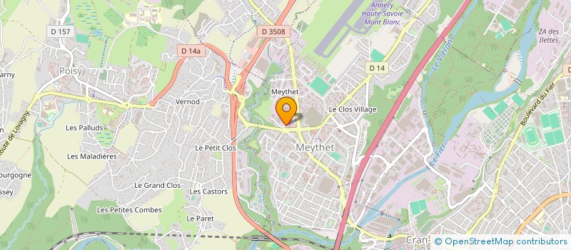 localisation de l'entreprise PROMO'GEND à ANNECY