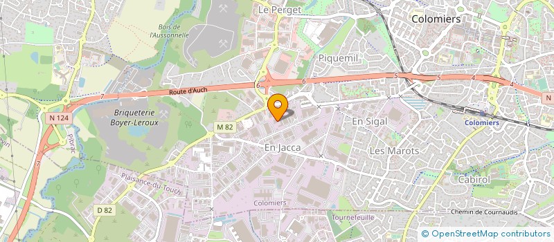localisation de l'entreprise PROMO GROS à COLOMIERS