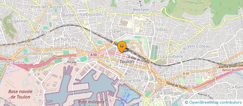 localisation de l'entreprise PROMO HABIT LOI 1901  TOULON