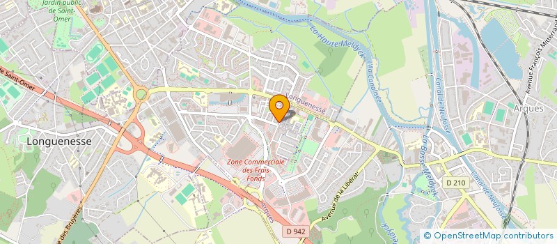localisation de l'entreprise PROMO HANDIC ACTION RECHERC ECONOM SOCIA à LONGUENESSE