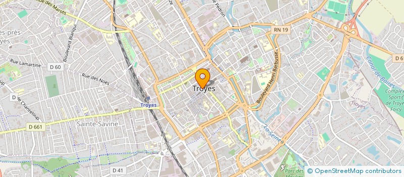 localisation de l'entreprise PROMO II à TROYES