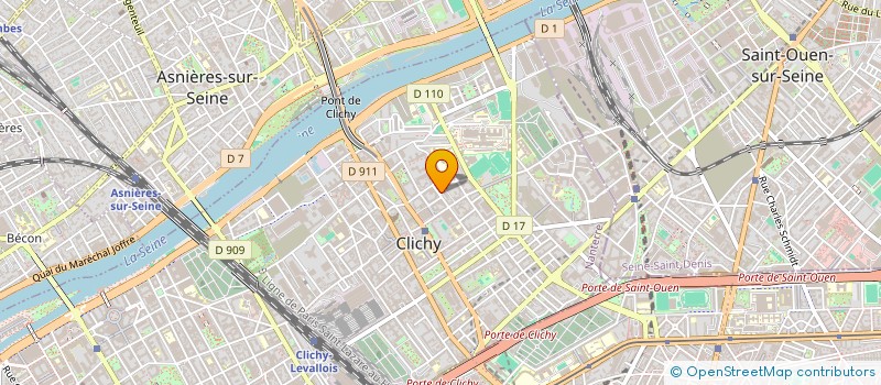 localisation de l'entreprise PROMO INVEST à CLICHY