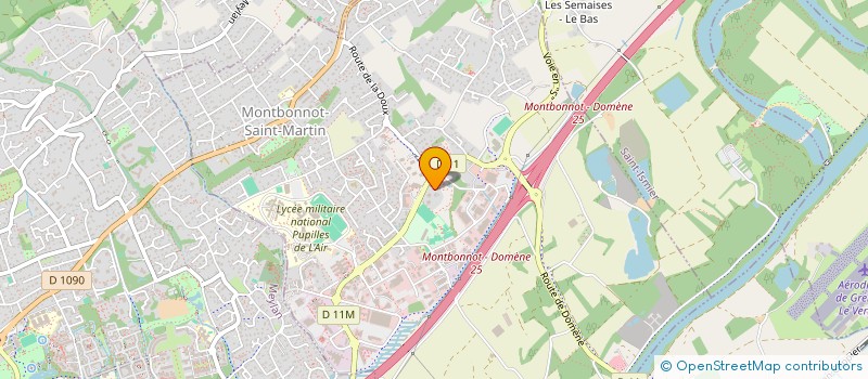 localisation de l'entreprise PROMO JURIS à MONTBONNOT-SAINT-MARTIN