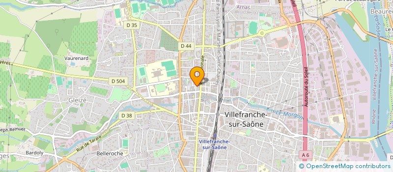localisation de l'entreprise PROMO KIN MALEBO à VILLEFRANCHE-SUR-SAONE
