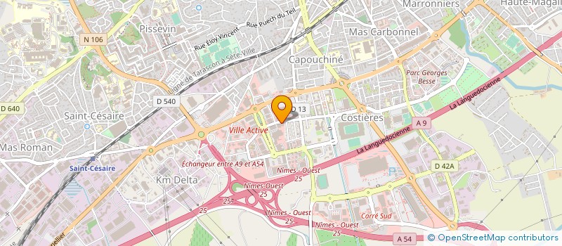 localisation de l'entreprise PROMO LITERIE CLYD à NIMES