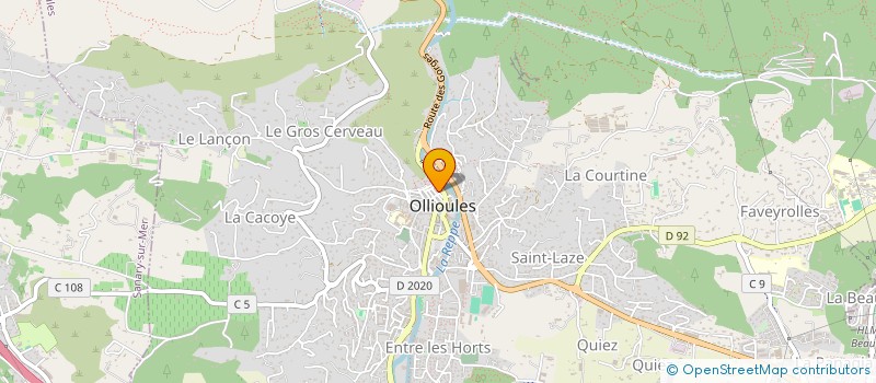localisation de l'entreprise PROMO LOC IMMO  OLLIOULES