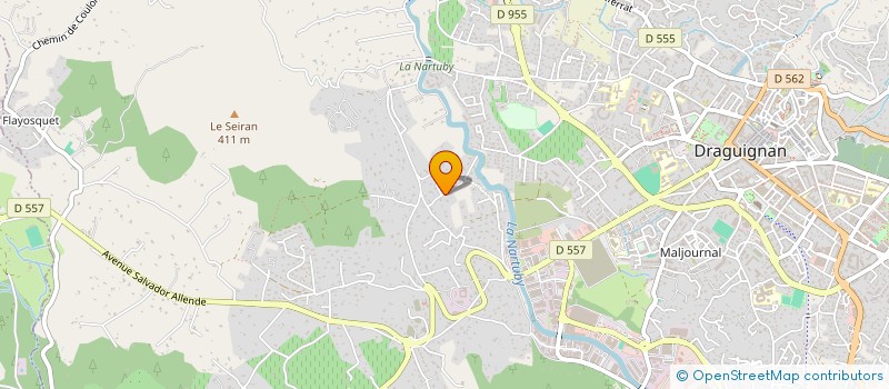 localisation de l'entreprise PROMO LOISIRS GSELS à DRAGUIGNAN