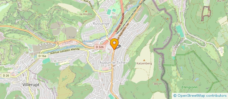 localisation de l'entreprise PROMO LUX  AUDUN-LE-TICHE