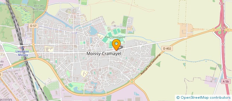 localisation de l'entreprise PROMO NOUVEAUTES à MOISSY-CRAMAYEL