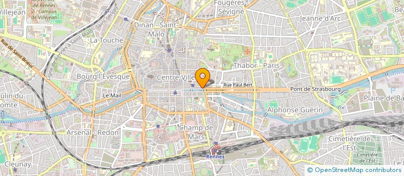 localisation de l'entreprise PROMO OUEST IMMOBILIER à RENNES