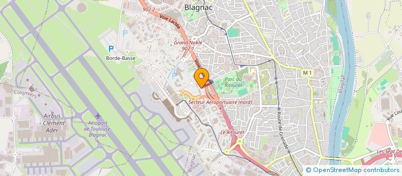 localisation de l'entreprise PROMO PISCINES à BLAGNAC
